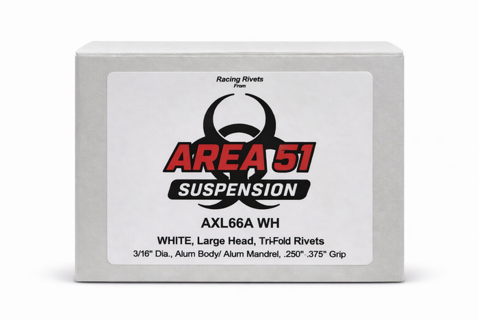 Tri-Fold Rivets 3/16 Large Flange