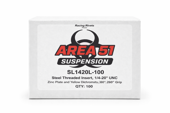 Threaded Insert Short 1/4-20